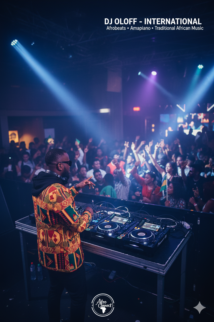 DJ Oloff - International Senegalese DJ | Afrobeats & Amapiano Specialist