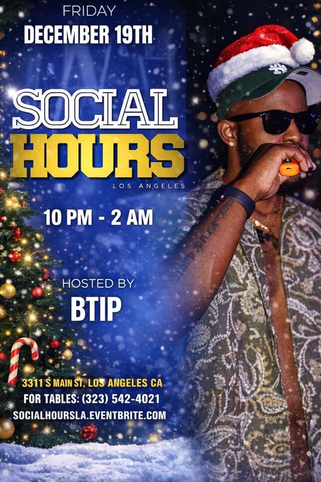 Social Hours LA - Holiday Edition Hosted by BTIP | Friday Dec 19th